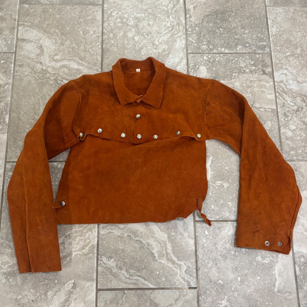 Men's Cowhide Leather Welding Capr Size Large